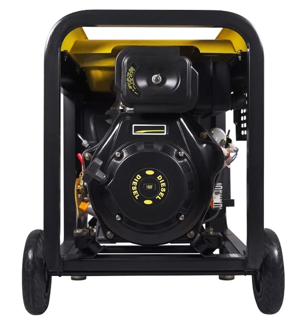 Фото Генератор дизельный Qube QED7500XE 1-фазный, 5,0/5,5 кВт, 230В, 12,5 л, Эл. Старт