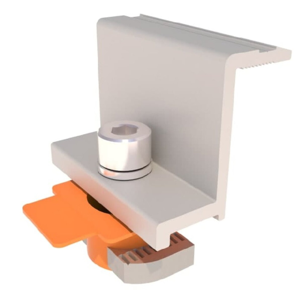 Фото ZincLine XXL 18 комплект оцинкованного крепления 18 PV модуля для подготовленных конструкций