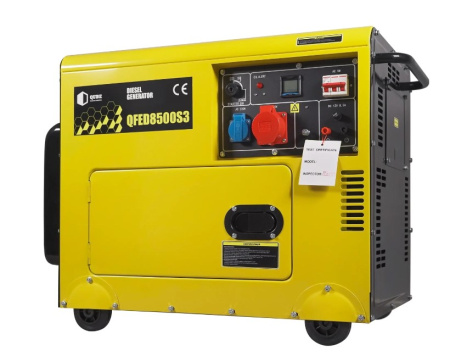 Фото Генератор дизельний 3-х фазний Qube QFED8500S3