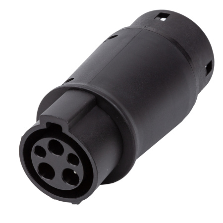 Фото Адаптер HiSmart для електромобіля Type 2 (Female) - Type 1 (Male)