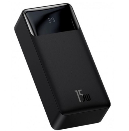 Фото Універсальна мобільна батарея Baseus Bipow Digital Display 30000mAh 15W Black