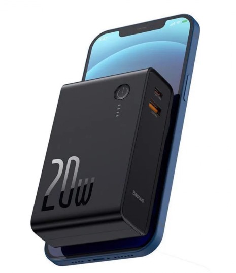 Универсальная мобильная батарея Baseus Power Station 2 Power Bank Adaptor 10000mAh 20W CN Black Фото Универсальная мобильная батарея Baseus Power Station 2 Power Bank Adaptor 10000mAh 20W CN Black