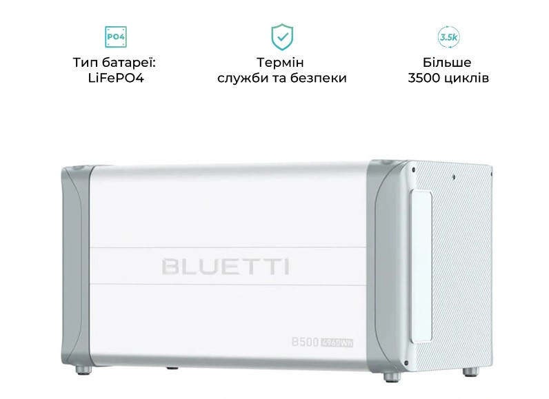 Система хранения энергии Bluetti EP600+4xB500 6000W 19840Wh (EP600+4xB500) Фото