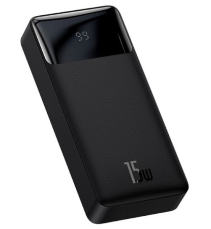 Фото Універсальна мобільна батарея Baseus Bipow Digital Display Power Bank 20000mAh 15W Black