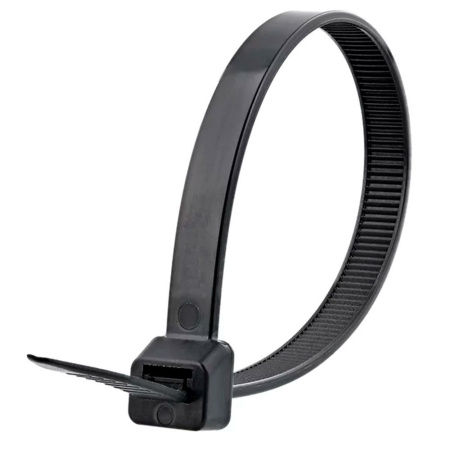 Фото Стяжка кабельна 5х200 чорна (пак 100 шт)