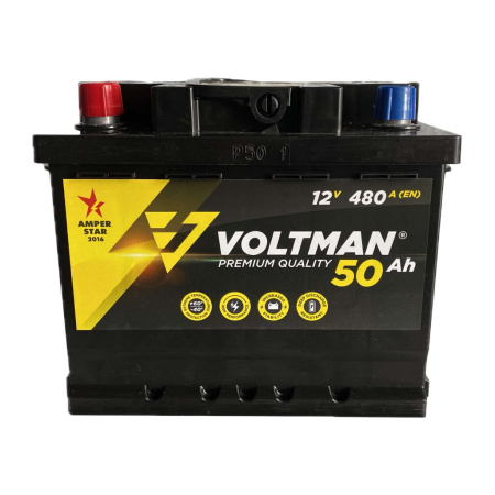 Фото Акумулятор Westa PREMIUM VOLTMAN 6СТ-50 А + зліва