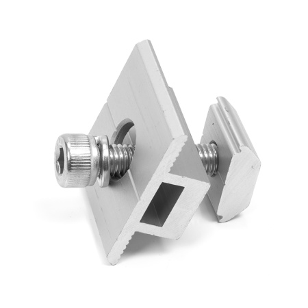 Фото Середнє кріплення для монтажу сонячних панелей, алюміній, 30мм