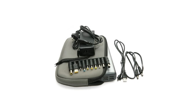 Фото Универсальная мобильная батарея PowerPlant K2 50000mAh, DC 12-20V 10 коннекторов, 4xUSB-A