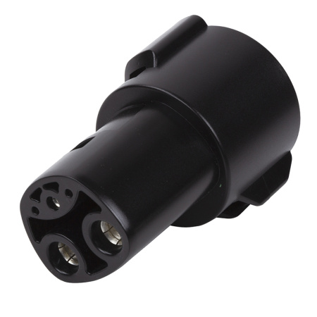 Фото Адаптер HiSmart кабеля для заряджання електромобіля Tesla - Type 1