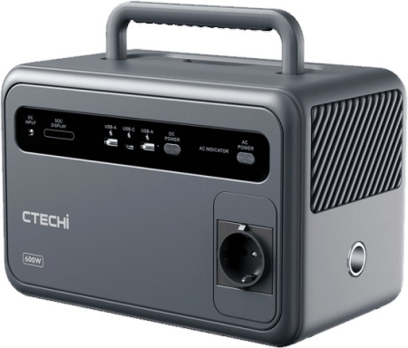 Фото Портативна зарядна станція CTECHi GT600 Portable Power Station (600W 691Wh AC220V EU)