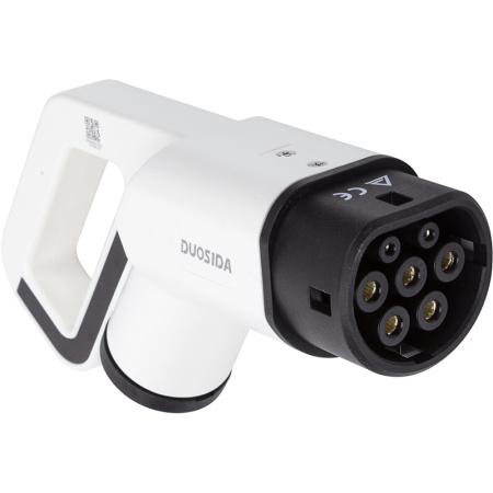 Фото Коннектор Duosida для зарядки электромобиля Type 2 (Female), 32A, 3-фазный