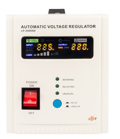 Фото Стабілізатор напруги LP-2500RD (1500Вт/7 ступ)