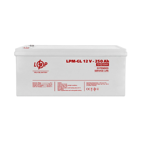 Фото Аккумулятор гелевой LPM-GL 12V - 250 Ah