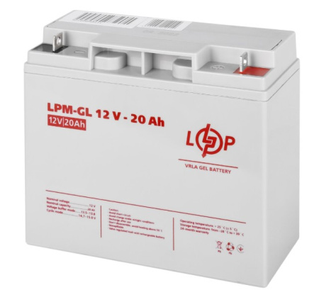 Фото Аккумулятор гелевый LPM-GL 12V - 20 Ah