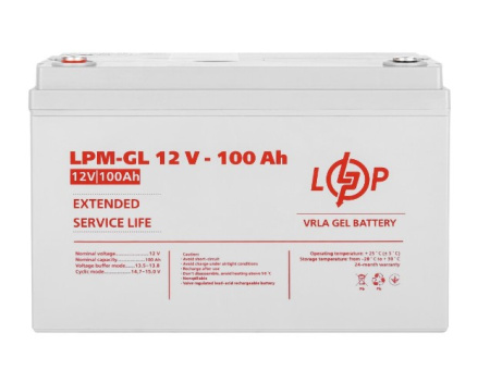 Фото Аккумулятор гелевый LPM-GL 12V - 100 Ah
