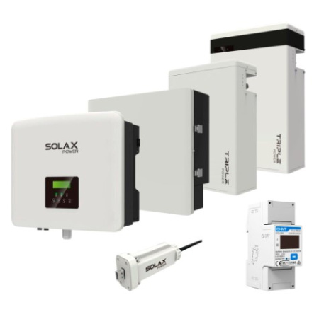 Фото Комплект Solax 2.1: Однофазный гибридный инвертор на 5 кВт, с АКБ на 11,6 кВт*ч