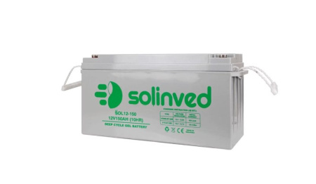 Фото Гелевый аккумулятор Solinved 150 Ah 12V