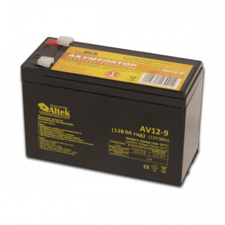 Фото Аккумулятор ABT-9Аh/12V AGM