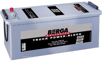 Фото Аккумулятор BERGA Truck Power Block 140Ah боковая (+/-) (800EN)
