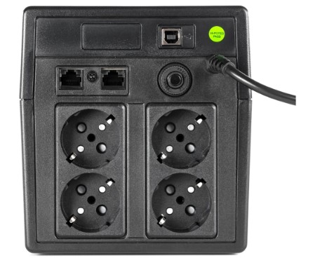 Фото Джерело безперебійного живлення (UPS) лінійно - інтерактивний Qube DG 1050, 1050VA/600W, LCD