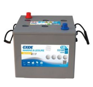 Аккумулятор EXIDE Equipment AGM 120Ah клеми по центру  Фото Аккумулятор EXIDE Equipment AGM 120Ah клеми по центру