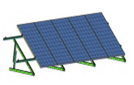 Фото Комплектная система креплений на плоскую крышу, крепеж в кровлю холодно-оцинкованный профиль