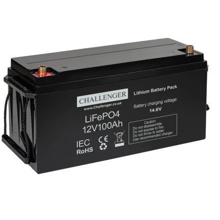Фото Аккумулятор Challenger LF12-100 (LiFePO4, 12В, 100Ач)