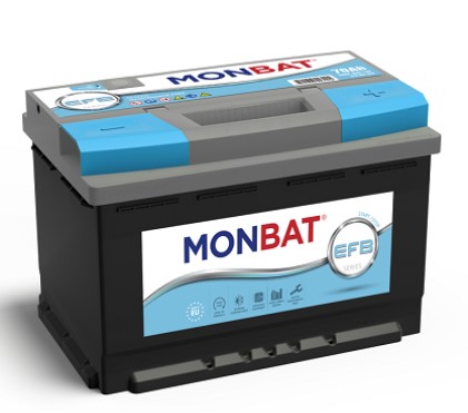 Фото Акумулятор MONBAT EFB - Start/Stop 65 Аг (-/+) (680 EN)