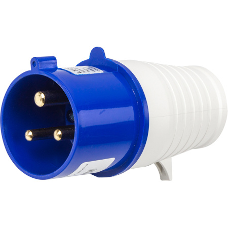 Фото Портативна вилка HiSmart 32A 2P+E 220V IP44 (023)