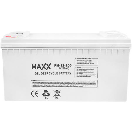 Фото Гелевый аккумулятор Maxx 12-FM-200 200AH 12V