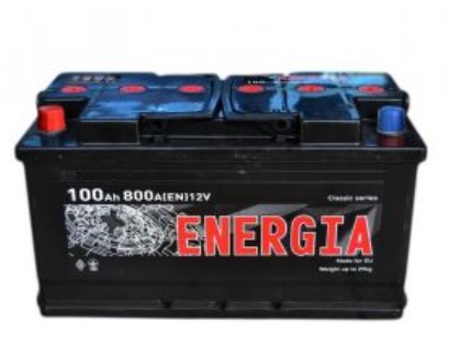 Фото Аккумулятор ENERGIA 100Ah (+/-) (800EN)