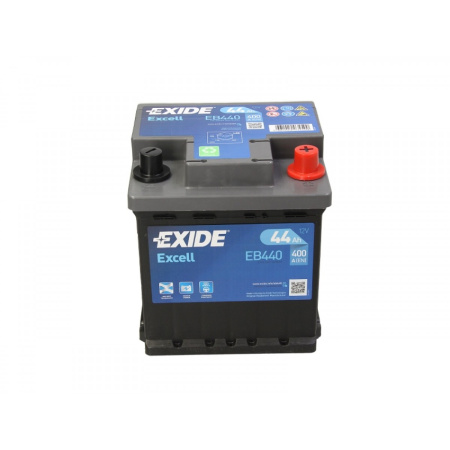 Фото Акумулятор EXIDE EXCELL 44Ah Ев (-/+) (400EN) EB440