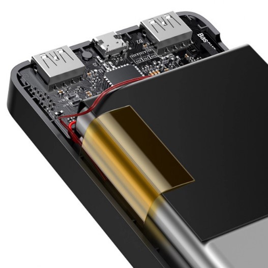 Универсальная мобильная батарея Baseus Bipow Digital Display 30000mAh 15W Black Фото Универсальная мобильная батарея Baseus Bipow Digital Display 30000mAh 15W Black