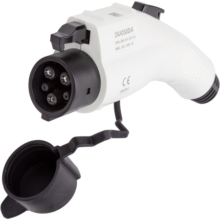 Фото Коннектор Duosida для зарядки электромобиля Type1 (Female), 32A, 1-фазный