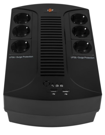 Фото Лінійно-інтерактивне ДБЖ LP 650VA-6PS (455Вт)