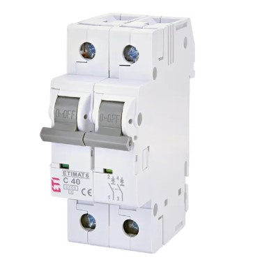 Фото Автоматичний вимикач ETIMAT 6 2p C 40А (6kA)