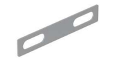 Фото Пластина для заземлення лотка, товщина 1мм, мідь