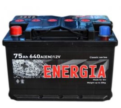 Фото Аккумулятор ENERGIA 75Ah (+/-) (640EN)
