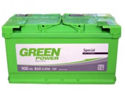 Фото Акумулятор GREEN POWER Standart 100Ah Ев (-/+) (840EN)
