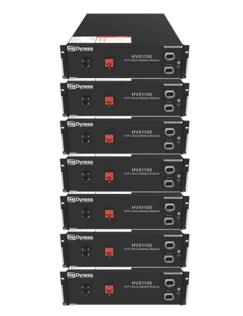 Фото Акумуляторна батарея DYNESS HV51100-7, 35.84kW, 358.4V, 100Ah, LiFePO4, BDU100, RACK