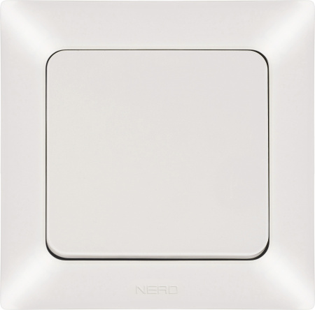 Фото Вимикач 1кл. ARAS Кремовий, NE-AD