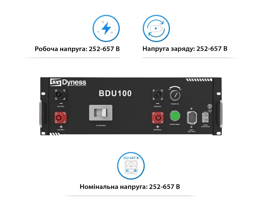 Фото Модуль управління (BMS) для Dyness PowerRack HV51100 (BDU100)
