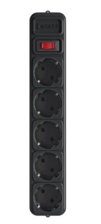 Фото Мережевий фільтр для UPS Gembird SPG5-X-6B 1.8 м 5 розеток чорний