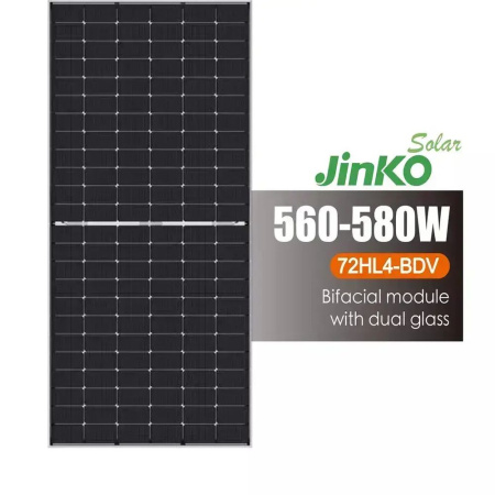 Фото Сонячний фотоелектричний модуль Jinko Solar JKM-580N-72HL4-BDV