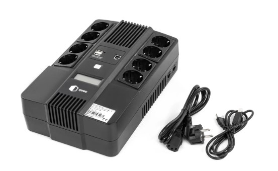 Фото Джерело безперебійного живлення (UPS) лінійно - інтерактивний Qube AIO 1050, 1050VA/600W, LCD