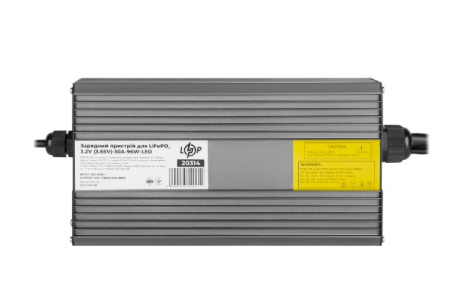 Фото Зарядний пристрій для акумуляторів LiFePO4 3.2V (3.65V)-30A-96W-LED