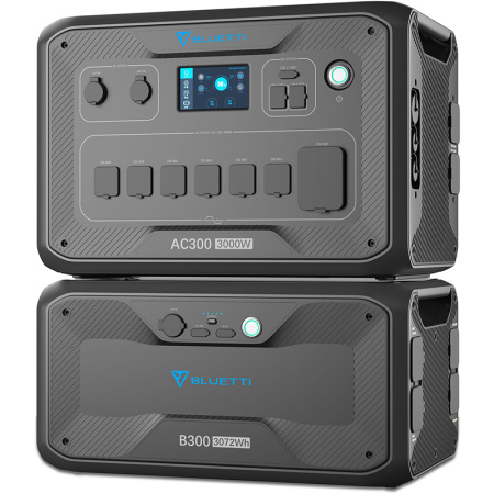 Фото Зарядная станция Bluetti AC300 3000W + аккумуляторный модуль B300 3072Wh