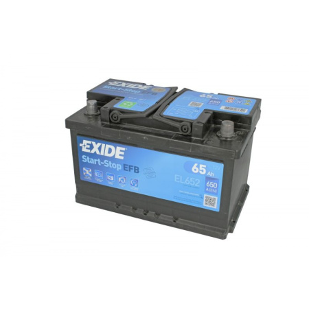 Фото Акумулятор EXIDE START-STOP EFB 65Ah Н Ев (-/+) (650EN)